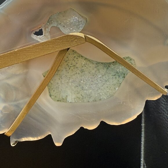 Druzy Agate Amethyst Butterfly Wings Blue Purple Natural Stone Chalcedony 772g # - Picture 8 of 11